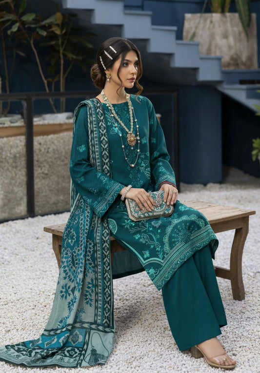 Lajawan Premium Lawn – 3PC Printed unstitched Vol-1 D-3