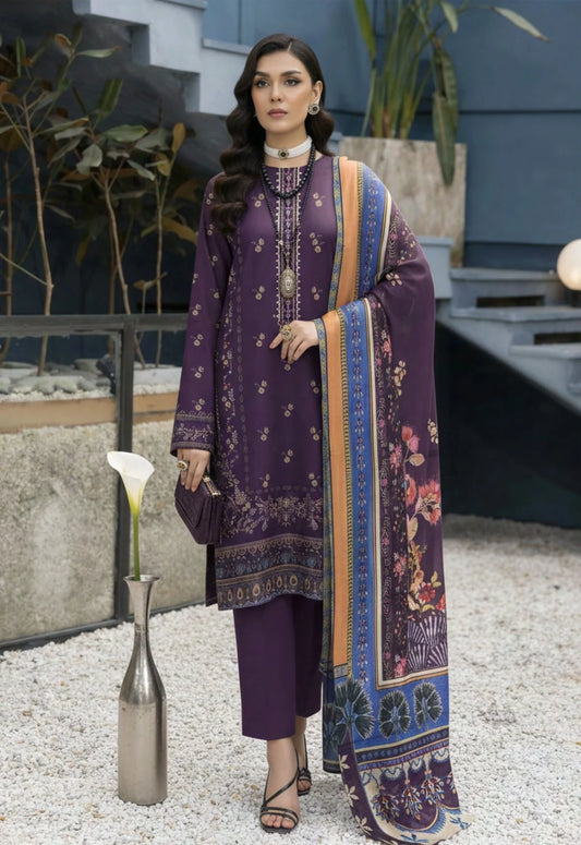 Lajawan Premium Lawn – 3PC Printed unstitched Vol-1 D-9
